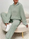 Nova | Ultra-soft cozy lounge set | Ivory | Polyester Blend | Cozy Winter Wear