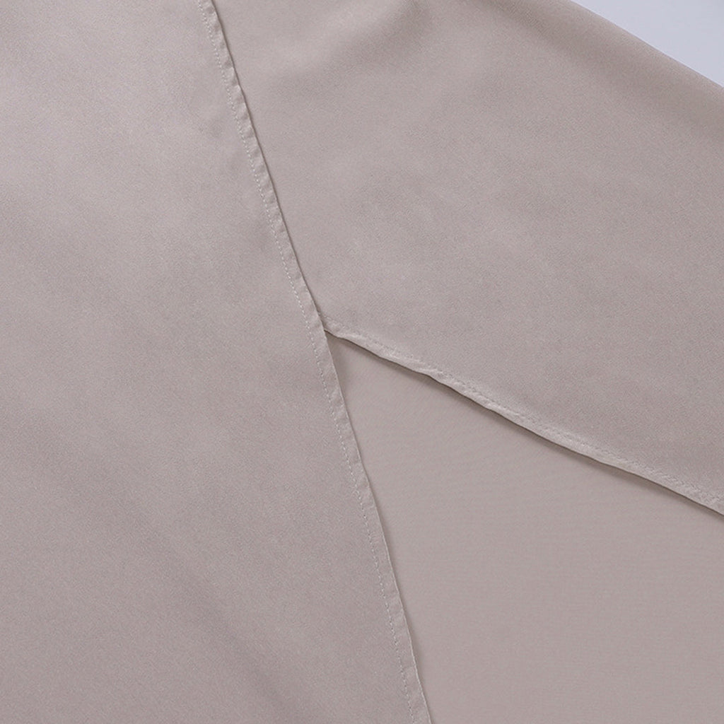 Women’s maxi dress | Spaghetti straps | Draped neckline | Side slit | Lightweight breathable fabric