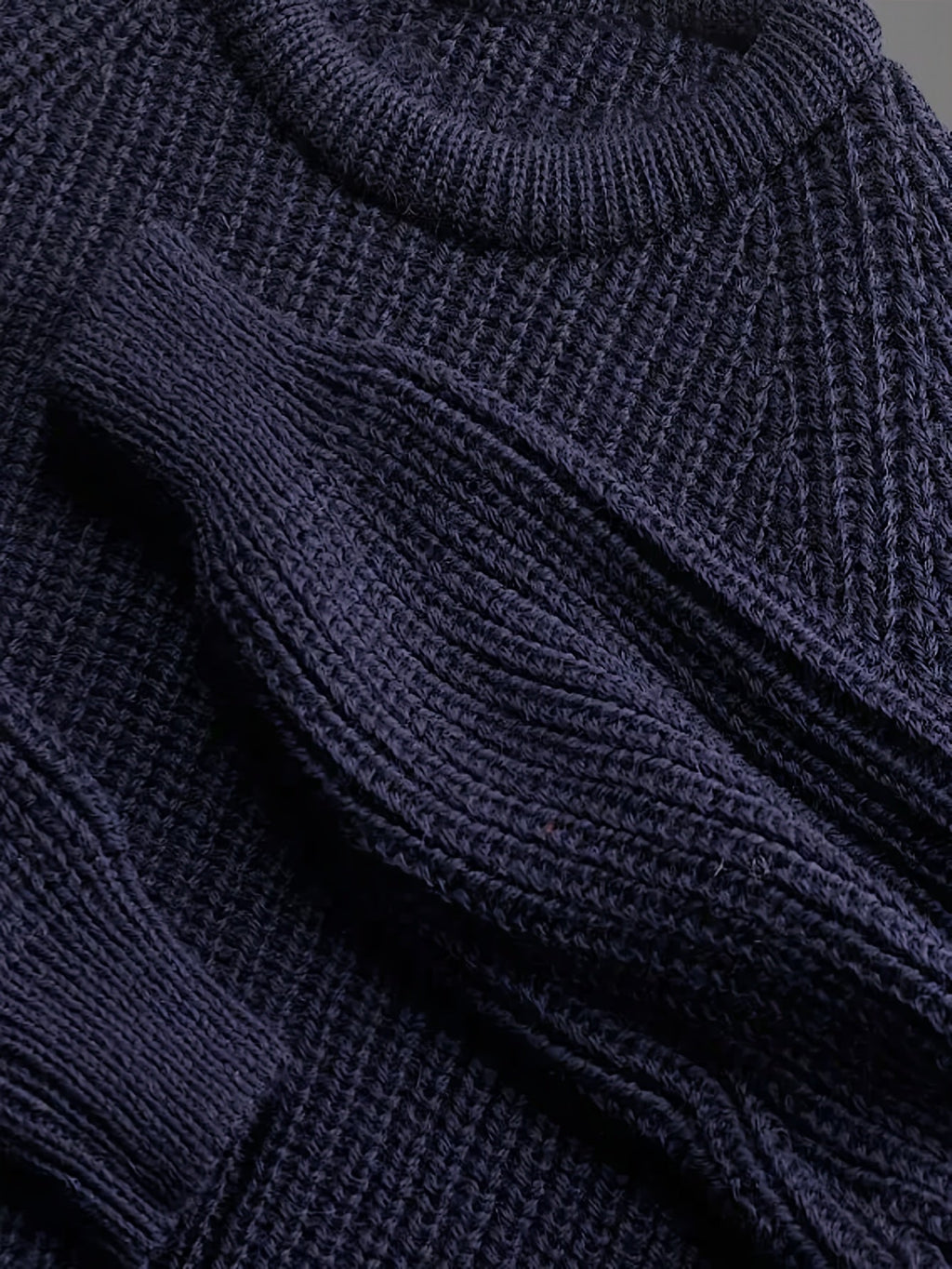 Men’s Crewneck Fisherman Knit Sweater